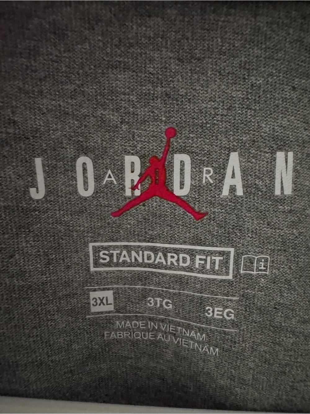 Air Jordan Gray Tee - Bulls “shattered” logo